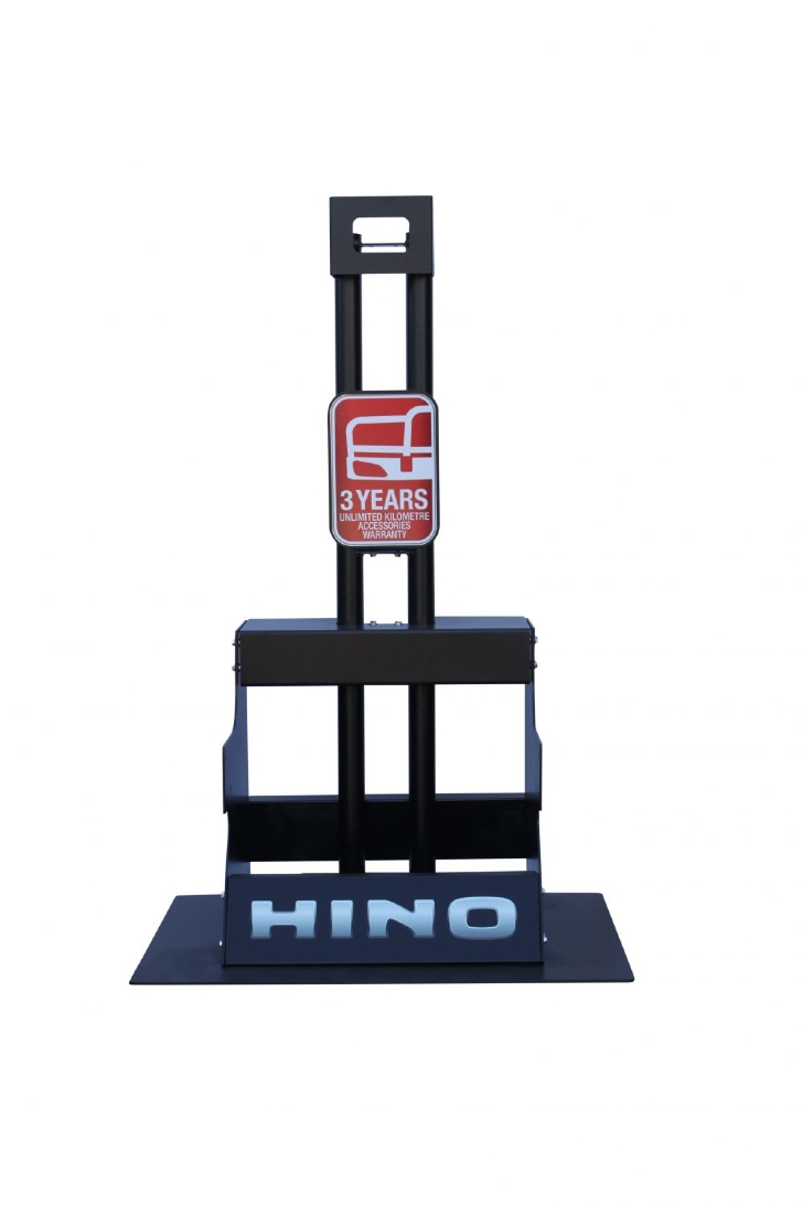 ACCESSORIES (OE) DISPLAYS  Hino 500 Series MY19 Standard Cab Display Stand (MY19 to )