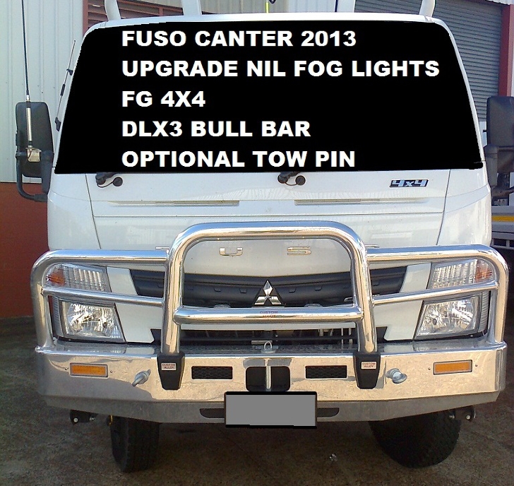 FUSO CANTER FE Deluxe 3 Bullbar with Towpin (2012 to )