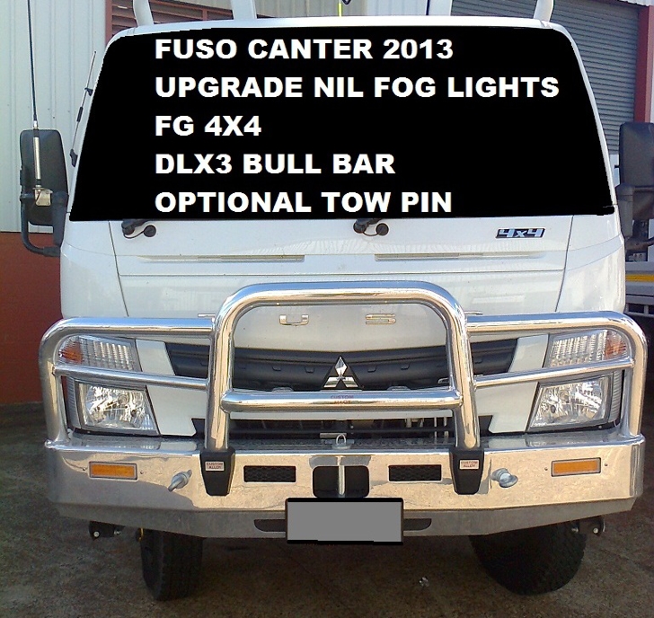 FUSO CANTER FG 4X4 Deluxe 3 Bullbar with Towpin (2012 to )