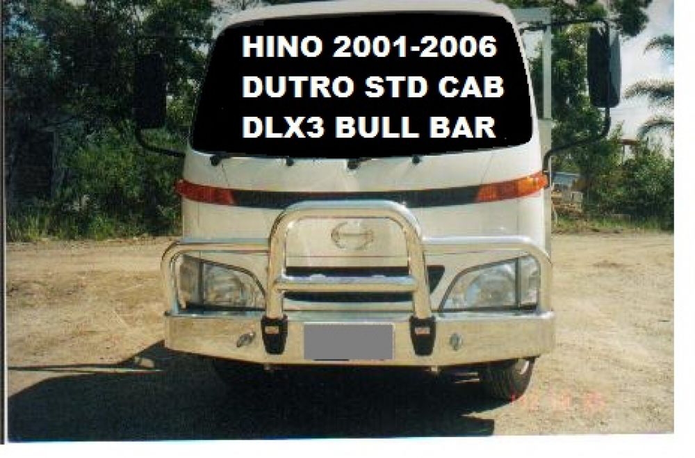 HINO DUTRO  Deluxe 3 Bullbar (/01 to /06)