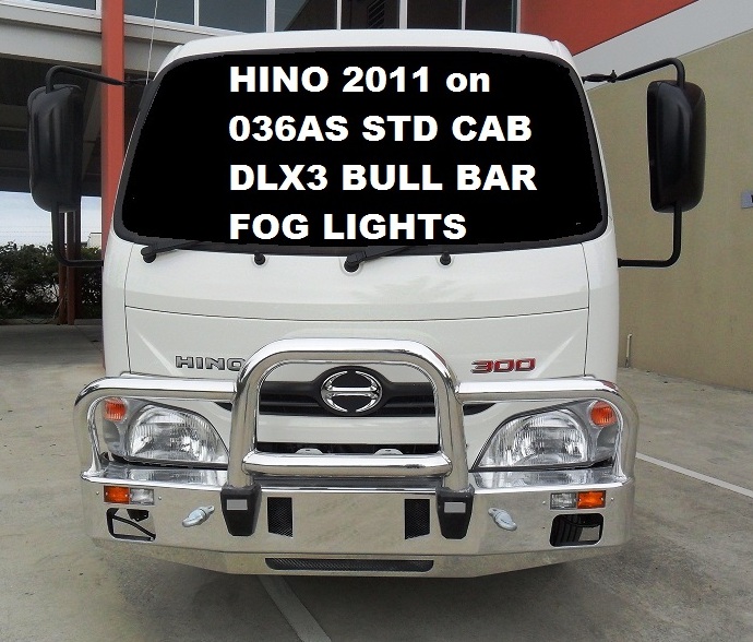 HINO 300 SERIES 036A Deluxe 3 Bullbar (/11 to /20)