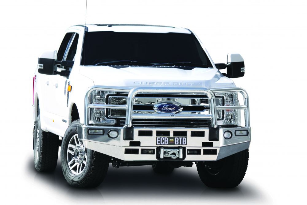 FORD F250 SUPER DUTY Winch Bullbar with Bumper Lights (MY17 to )