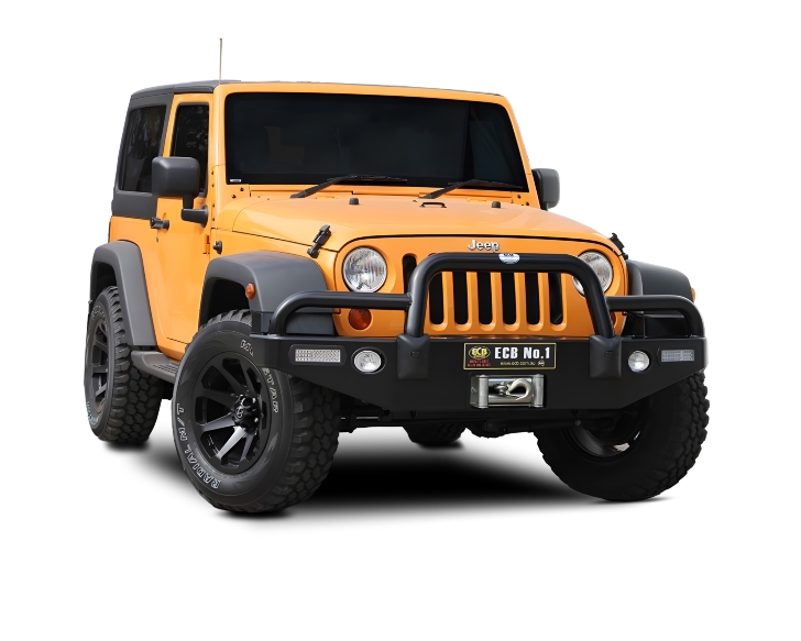 JEEP WRANGLER JK Winch Bullbar with Bumper Lights (/08 to 04/18)