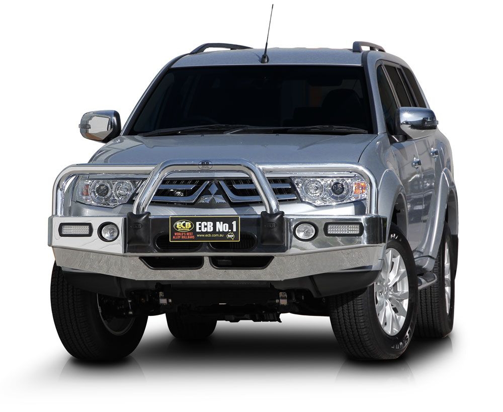 MITSUBISHI CHALLENGER PC Bullbar with Bumper Lights (07/13 to )