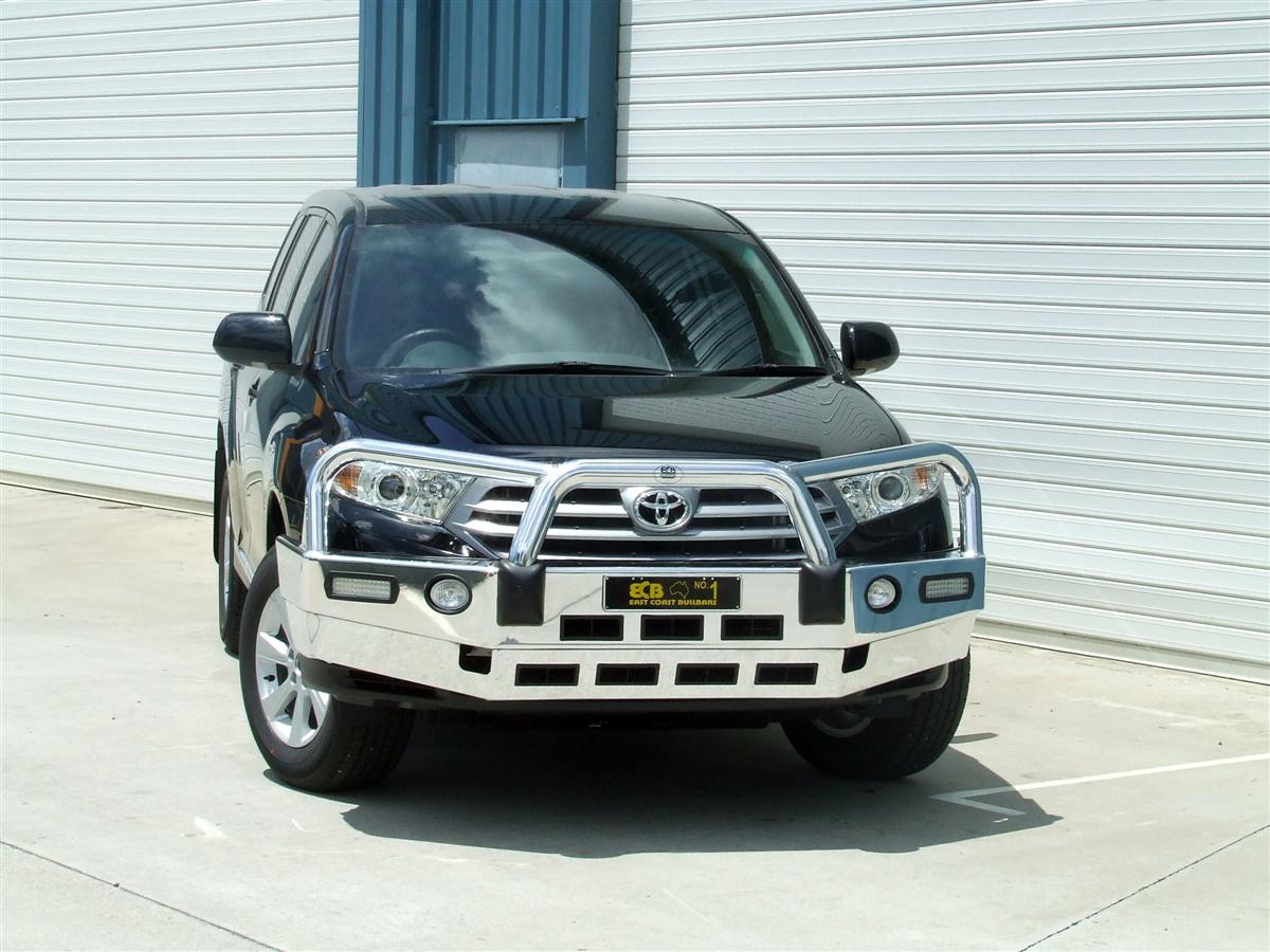 TOYOTA KLUGER  Bullbar with Bumper Lights (09/10 to 02/14)