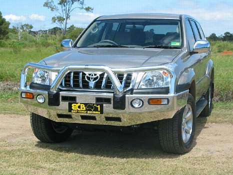 TOYOTA PRADO  Bullbar with Bumper Lights (03/03 to 10/09)