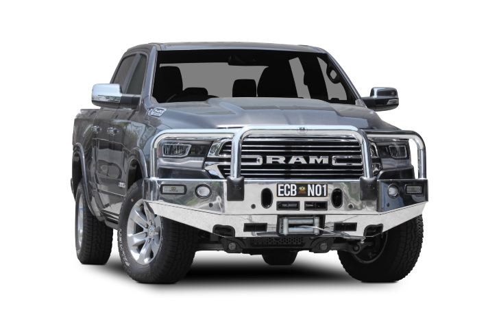 RAM 1500 DT PETROL Winch Bullbar with Bumper Lights (06/19 to )