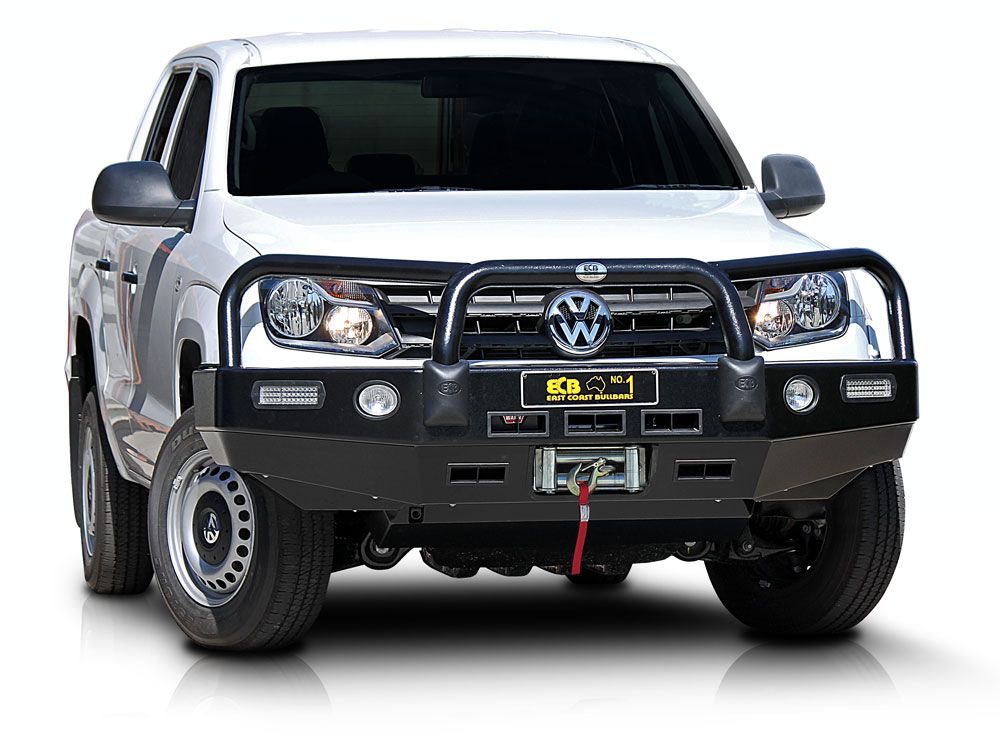 VOLKSWAGEN AMAROK  Winch Bullbar with Bumper Lights (07/10 to 08/16)