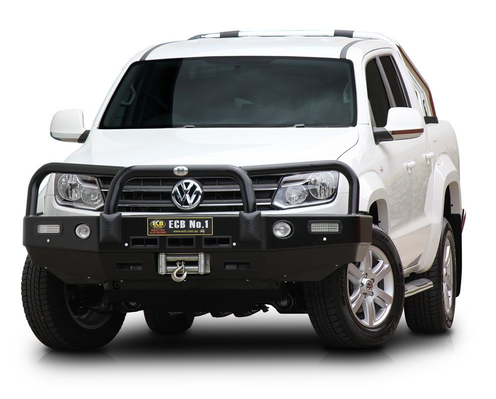 VOLKSWAGEN AMAROK  Winch Bullbar with Bumper Lights (07/10 to 08/16)