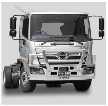 HINO 500 FC/FD/FE  4-Post Bullbar W/Towpin, FUPS Compatible (MY19 to )