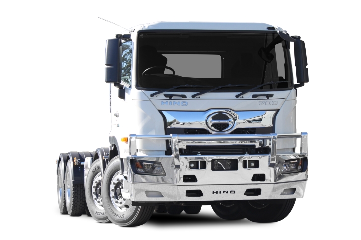 HINO 700 SERIES  Hino Mid Profile Alloy Bullbar with Towpin, FUPS Compatible (MY21 to )