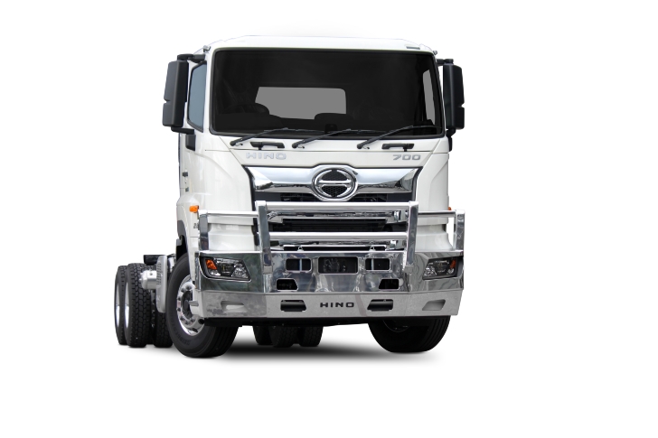 HINO 700 SERIES  Hino Mid Profile Alloy Bullbar with Towpin, FUPS Compatible (MY21 to )