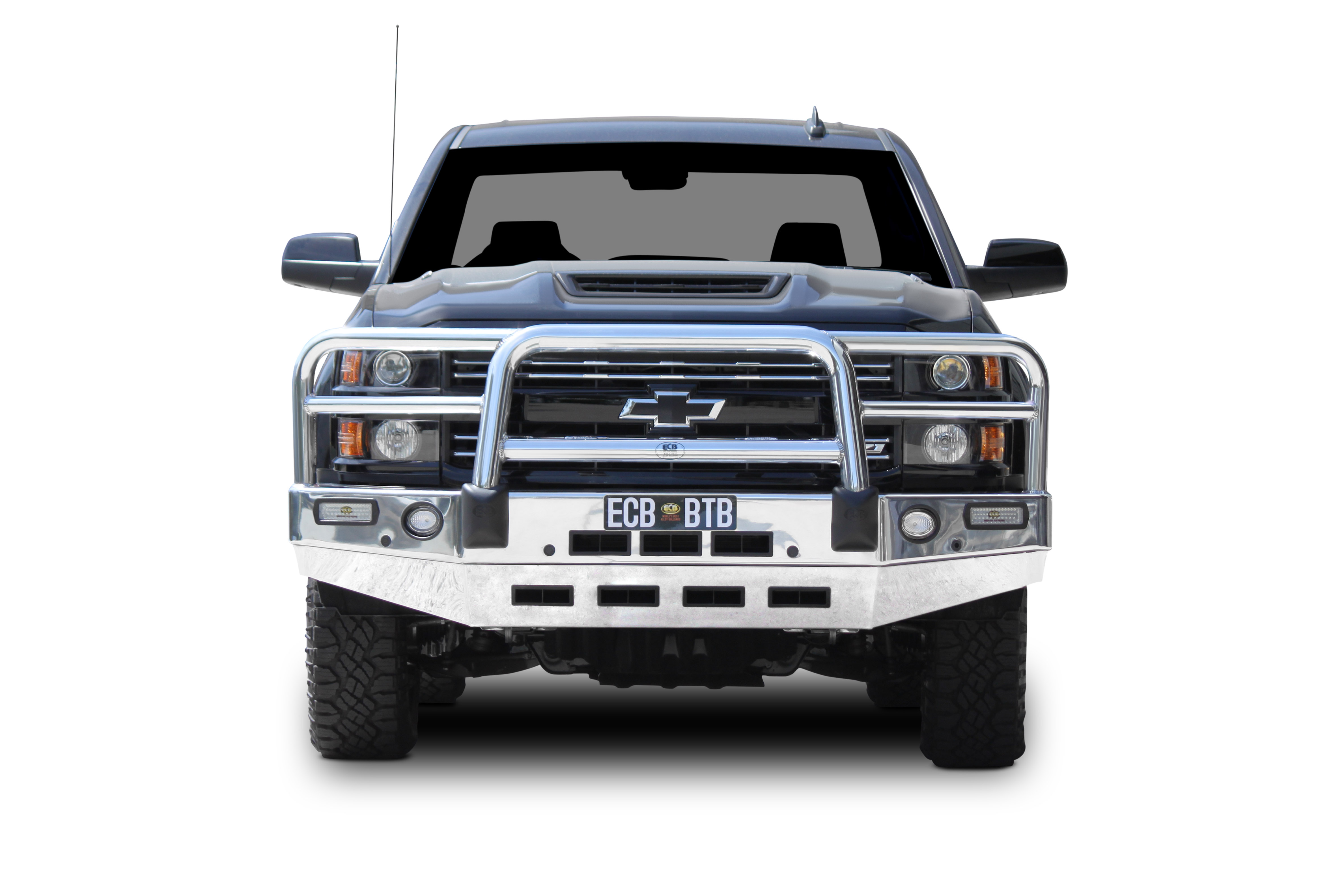 CHEVROLET SILVERADO 2500HD Bullbar with Bumper Lights (09/14 to 03/18)