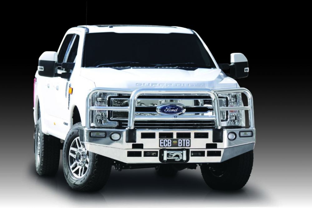FORD F250 SUPER DUTY Winch Bullbar with Bumper Lights (MY17 to 12/23)