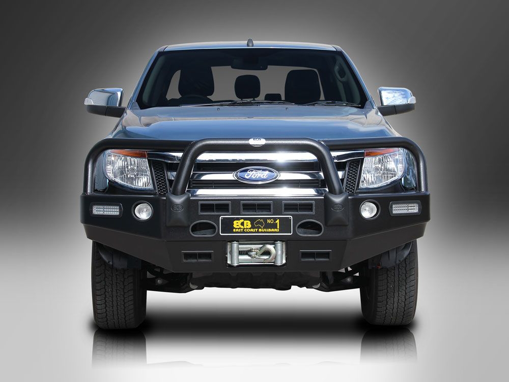 FORD RANGER PX Winch Bullbar with Bumper Lights (10/11 to 06/15)