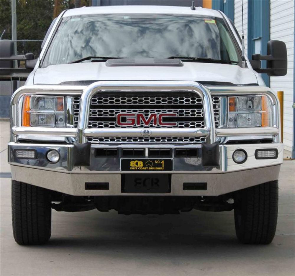 GMC DENALI 2500HD Winch Bullbar with Bumper Lights (2011 to 2014)