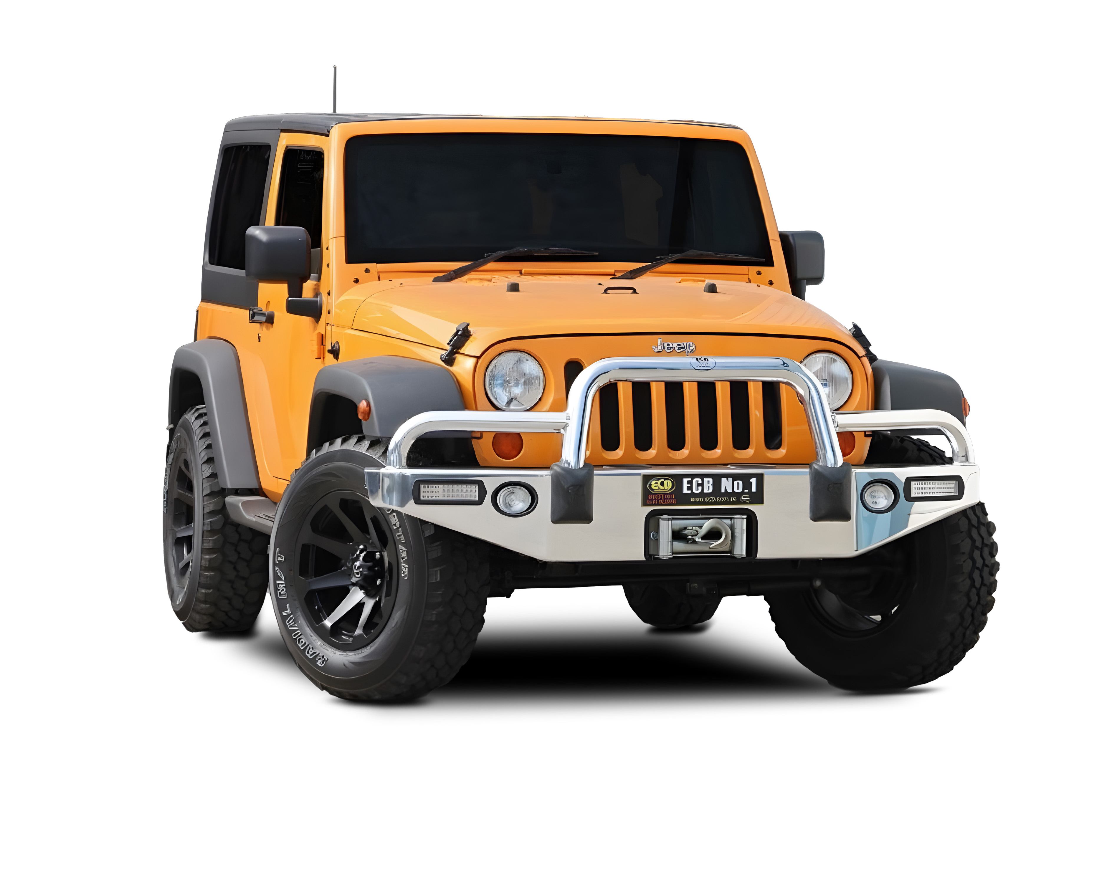 JEEP WRANGLER JK Winch Bullbar with Bumper Lights (/08 to 04/18)