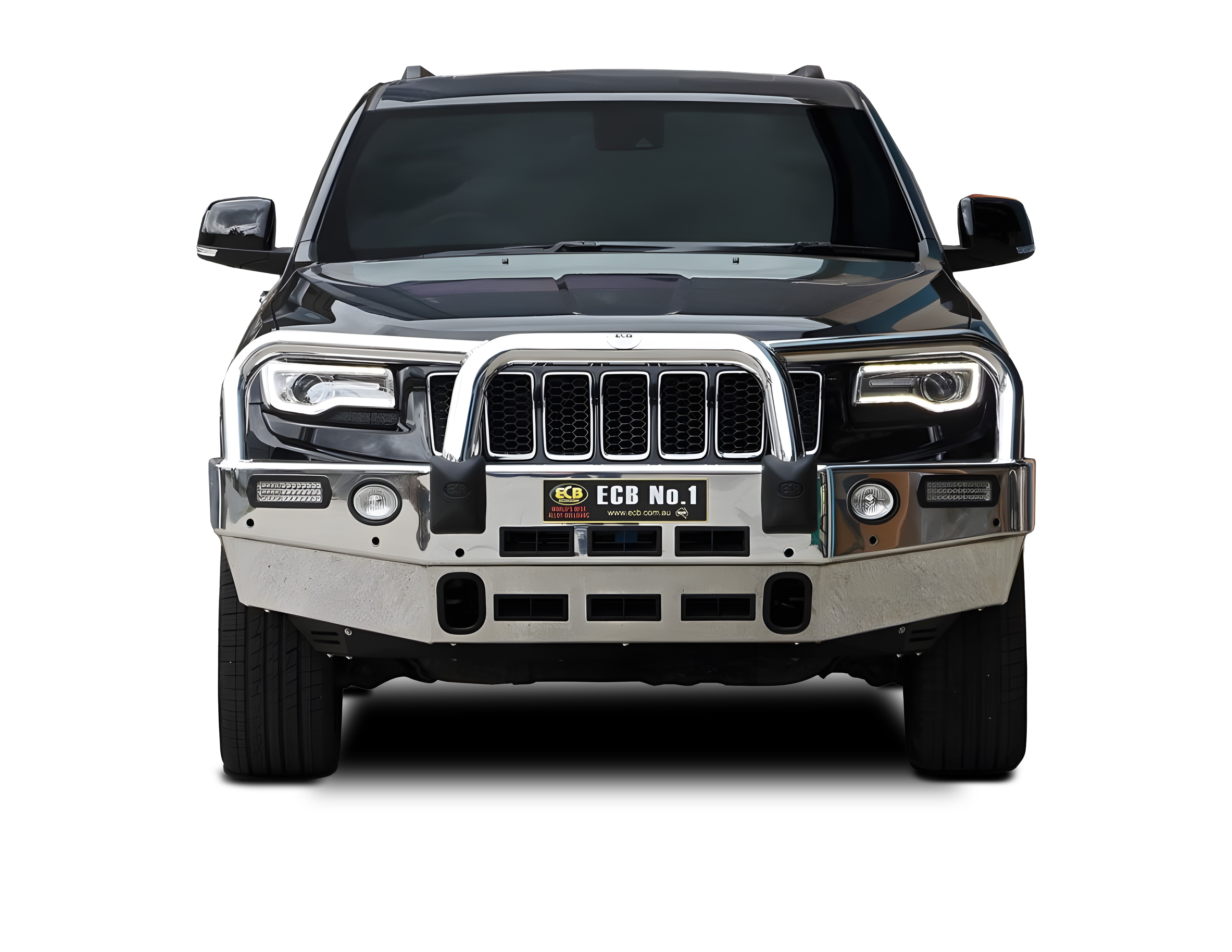 JEEP GRAND CHEROKEE MY14 LIMITED Bullbar with Bumper Lights (06/13 to 03/17)