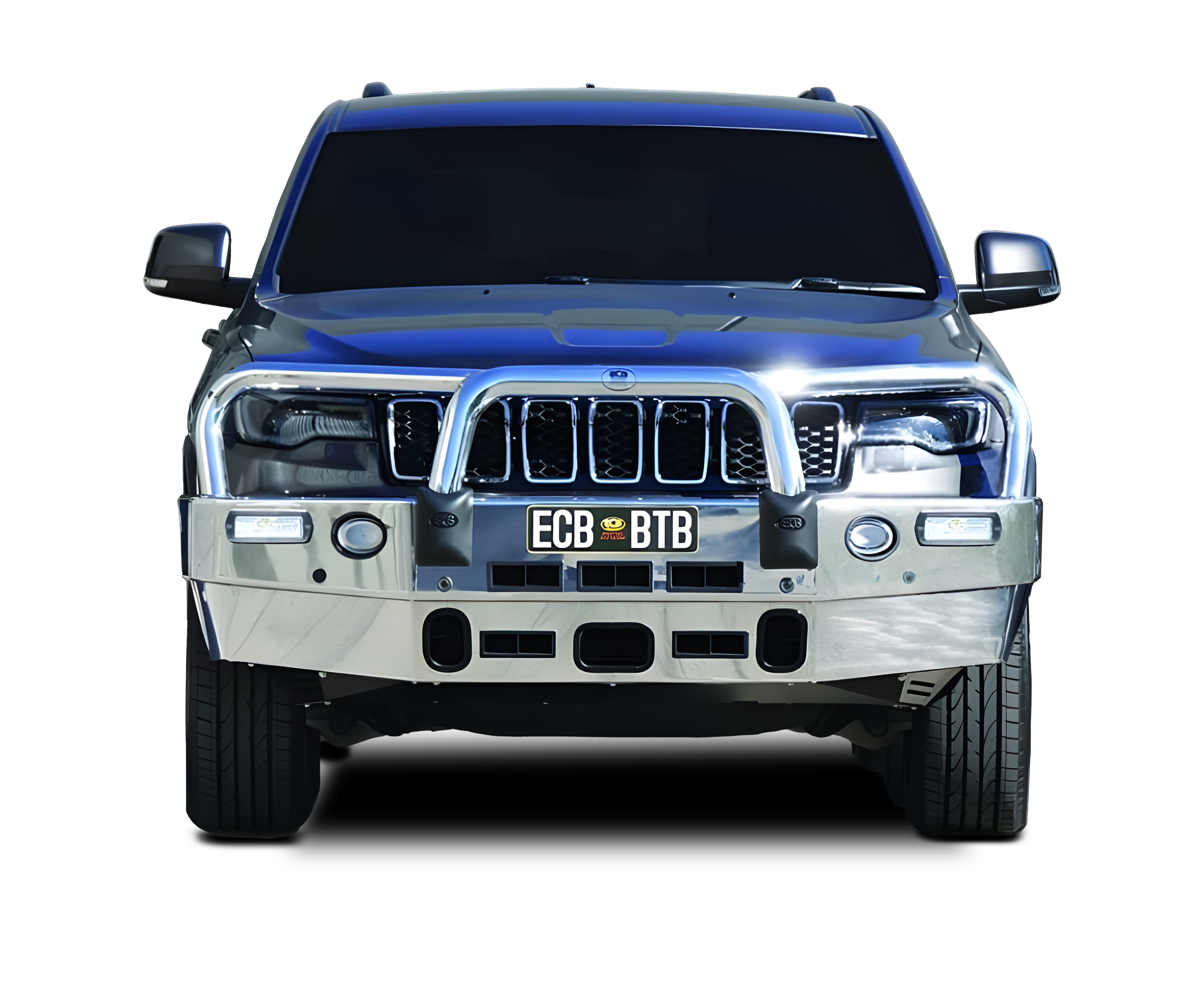 JEEP GRAND CHEROKEE LAREDO Bullbar with Bumper Lights (04/17 to 08/19)