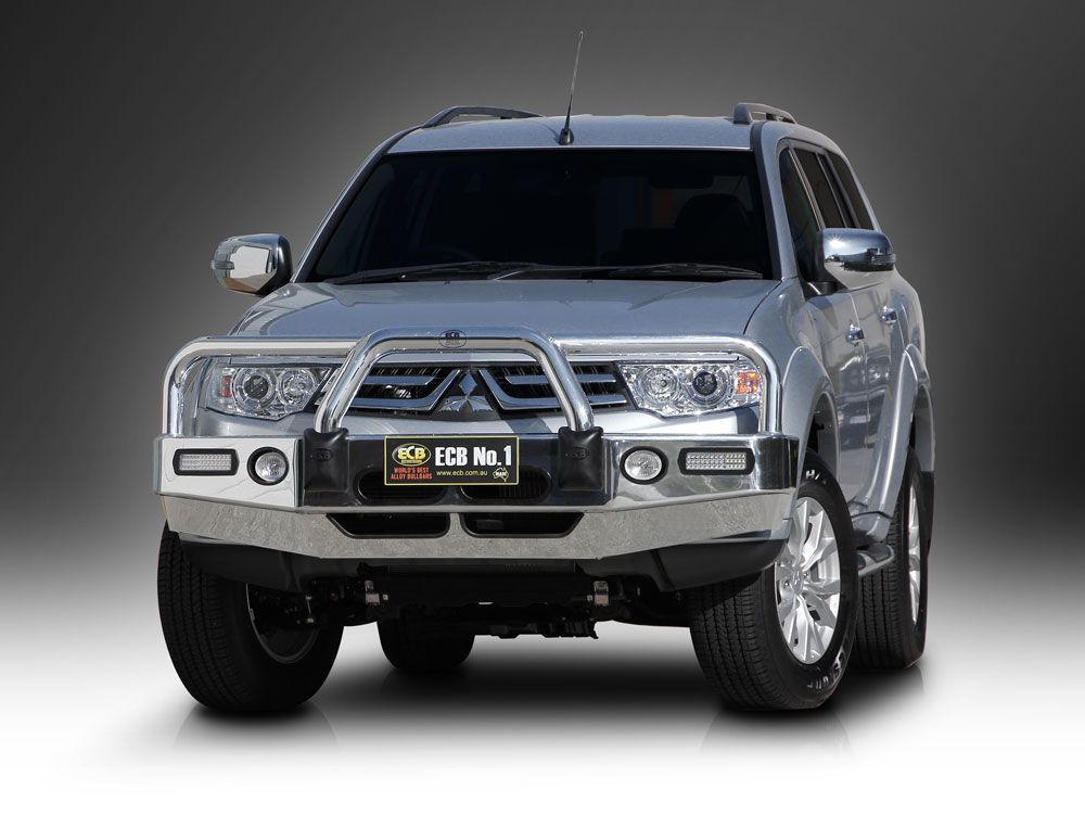 MITSUBISHI CHALLENGER PC Bullbar with Bumper Lights (07/13 to )