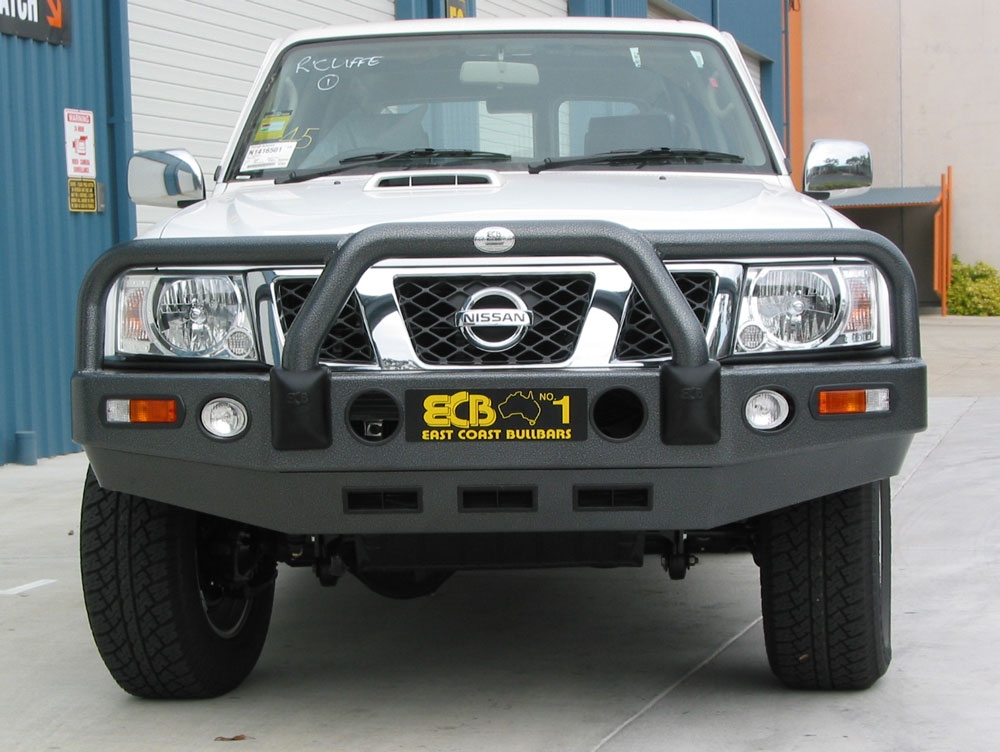 NISSAN PATROL GU Y61 Bullbar with Bumper Lights (10/04 to 04/16)