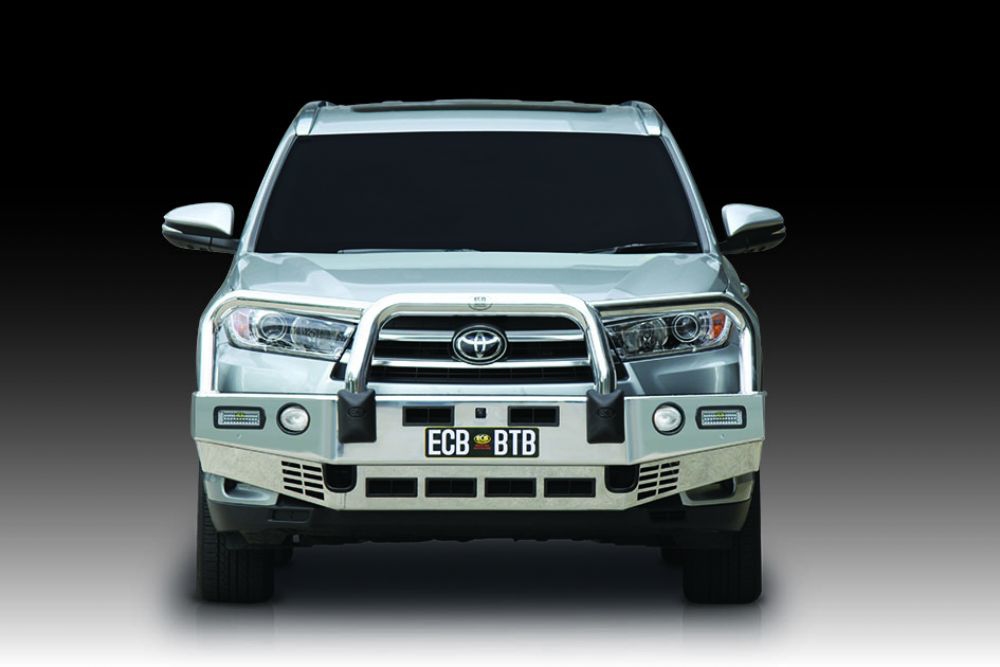 TOYOTA KLUGER  Bullbar with Bumper Lights (11/16 to 02/21)