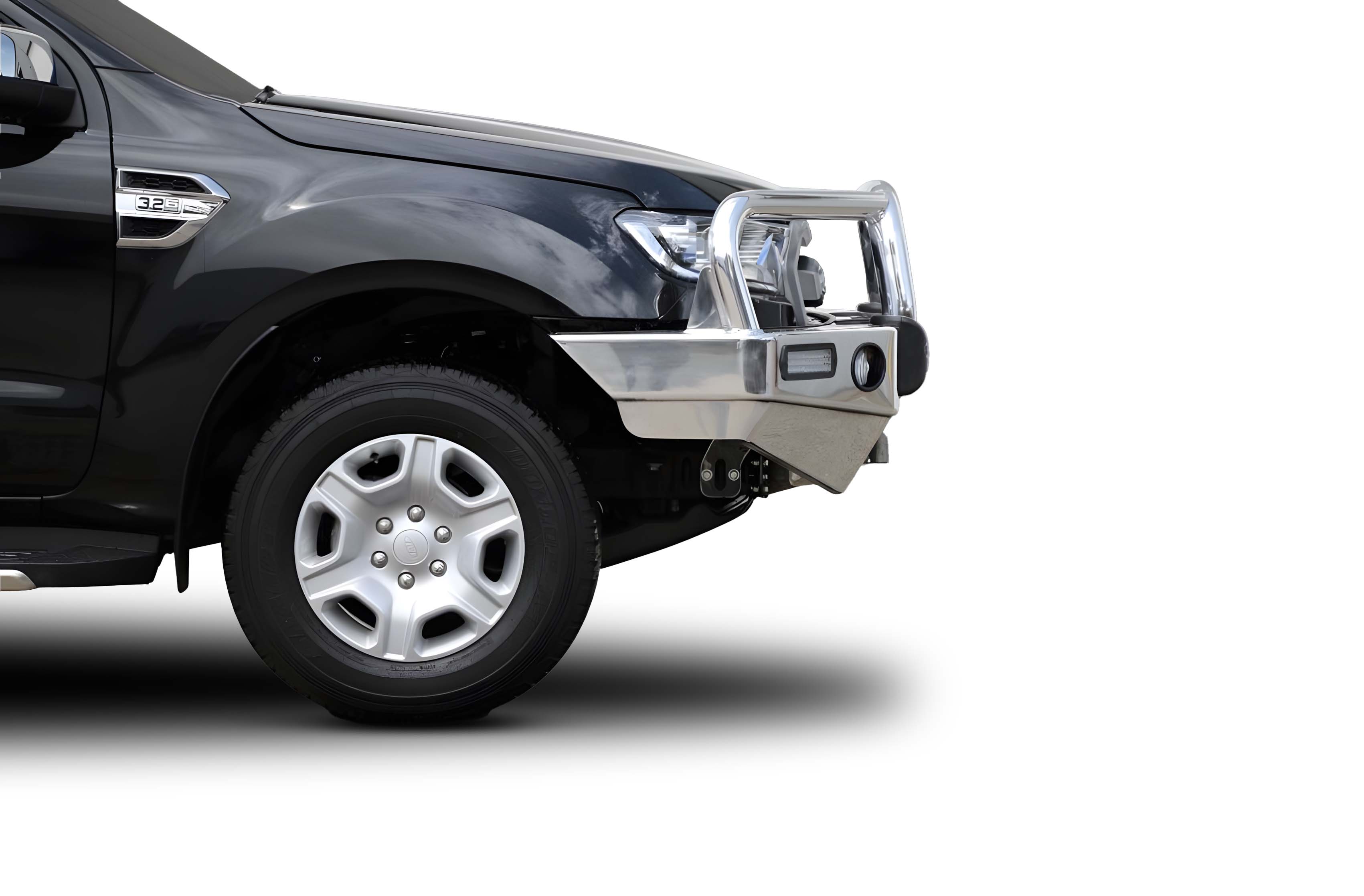 FORD RANGER PX MKII Winch Bullbar with Bumper Lights (07/15 to 08/18)