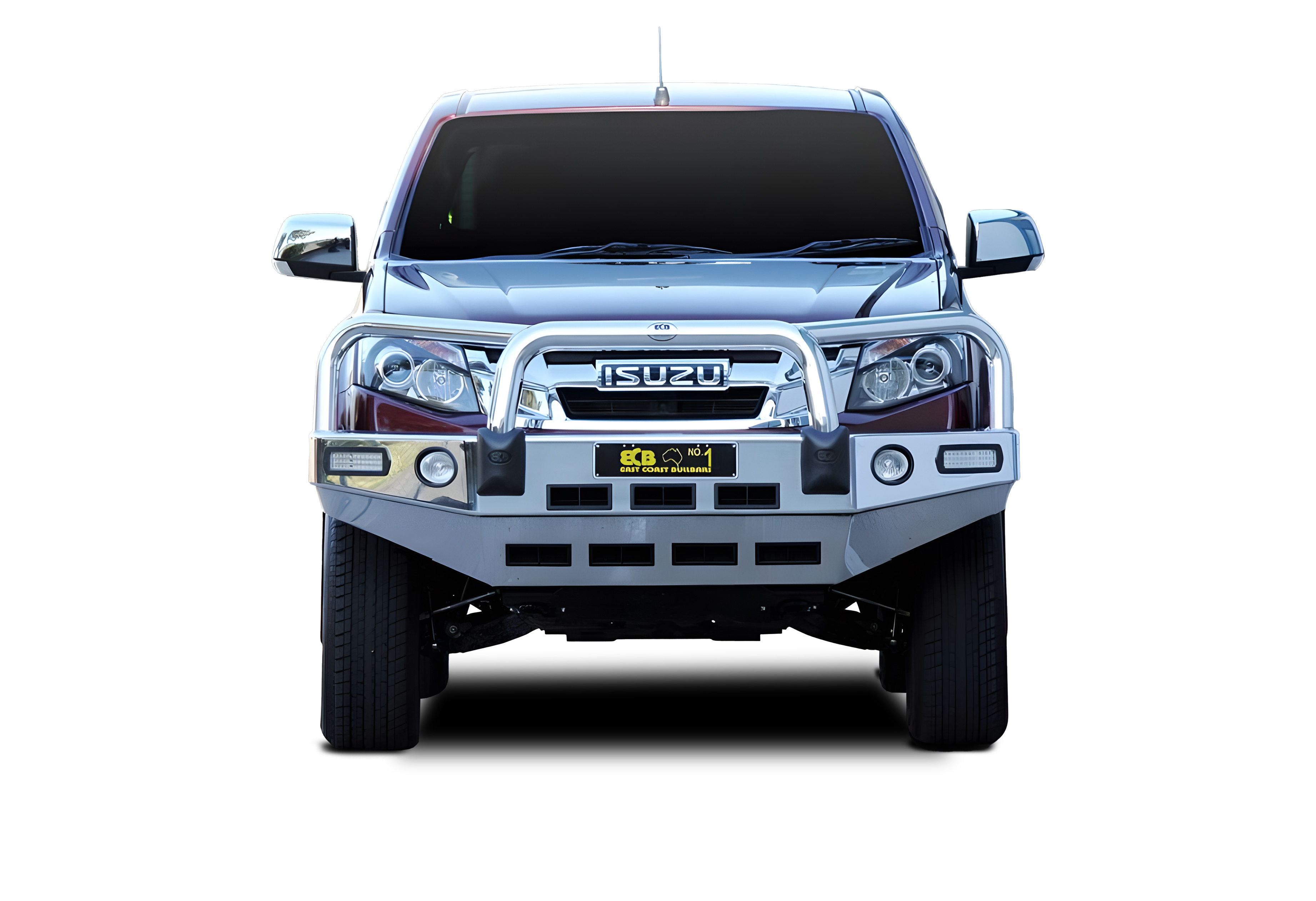 ISUZU D-MAX  Bullbar with Bumper Lights (06/12 to 01/17)