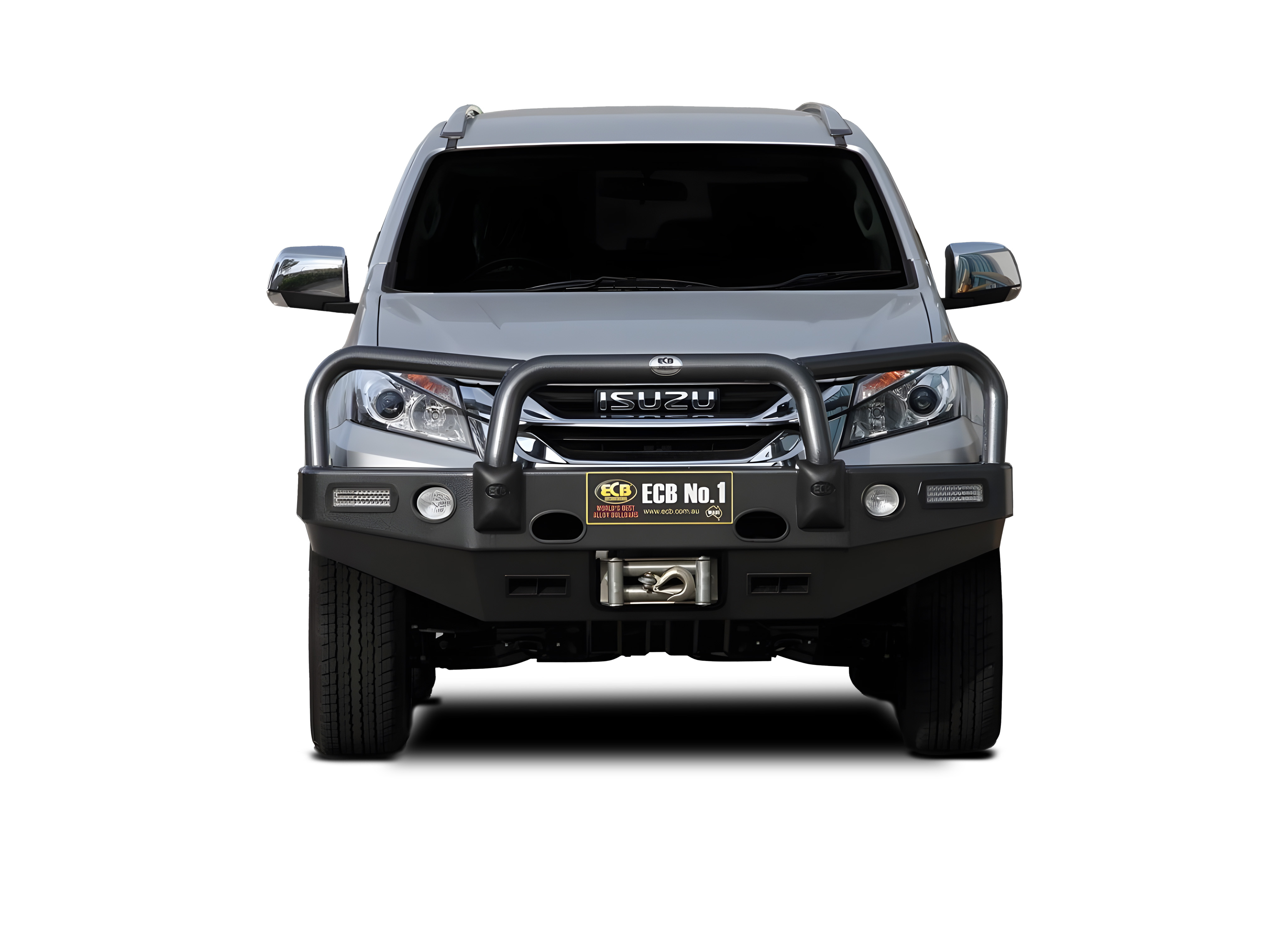 ISUZU MU-X  Winch Bullbar with Bumper Lights (11/13 to 01/17)