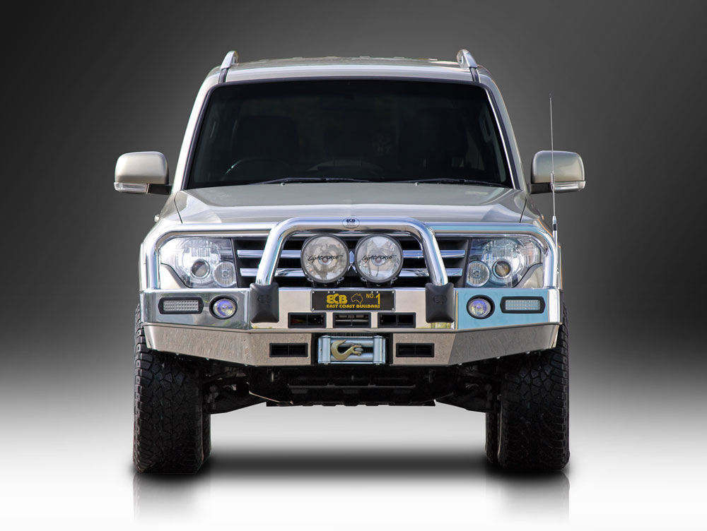 MITSUBISHI PAJERO NX Winch Bullbar with Bumper Lights (07/14 to 12/21)