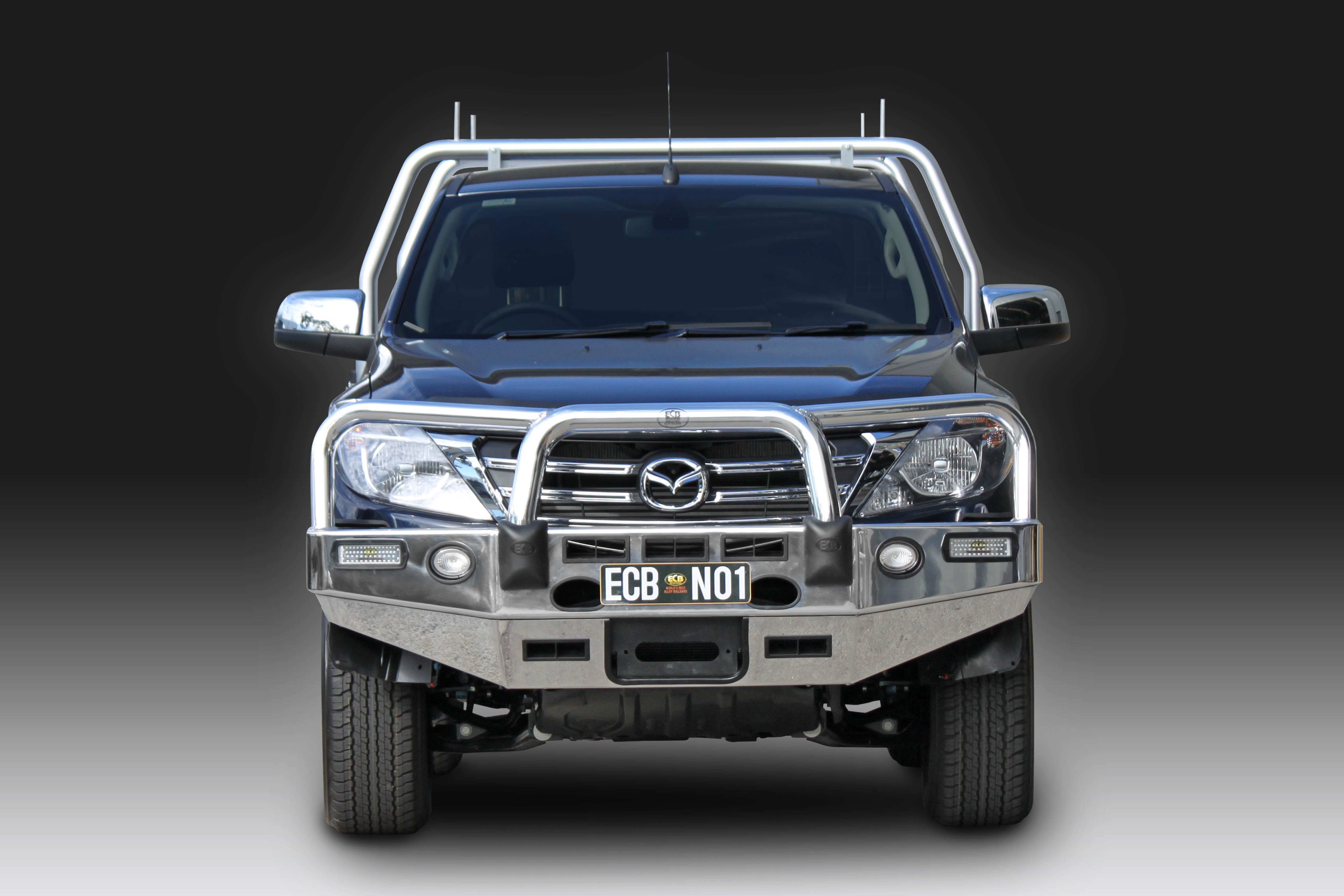 MAZDA BT-50  Winch Bullbar with Bumper Lights (05/18 to 06/20)