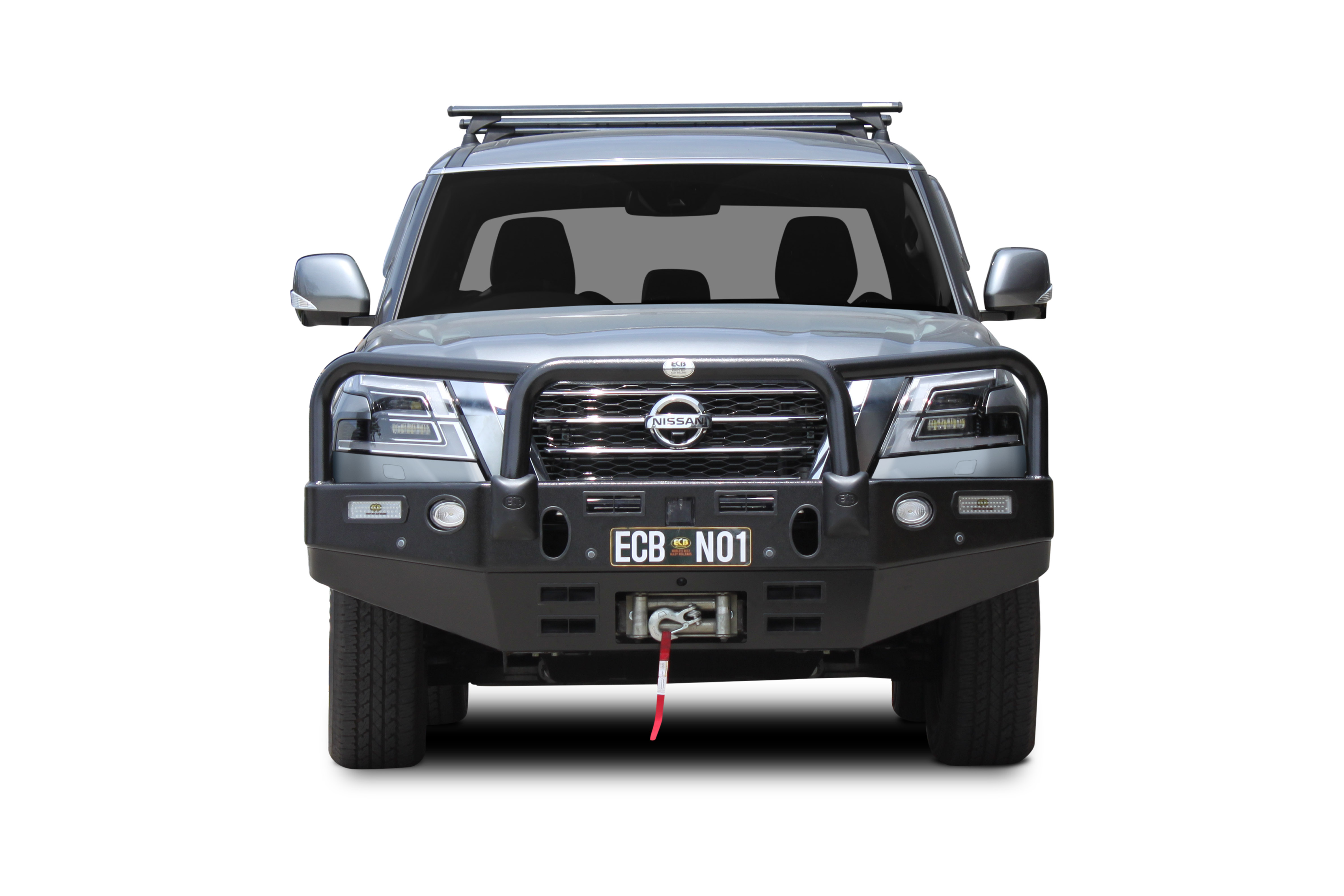 NISSAN PATROL Y62 Winch Bullbar with Bumper Lights (08/19 to 11/21)