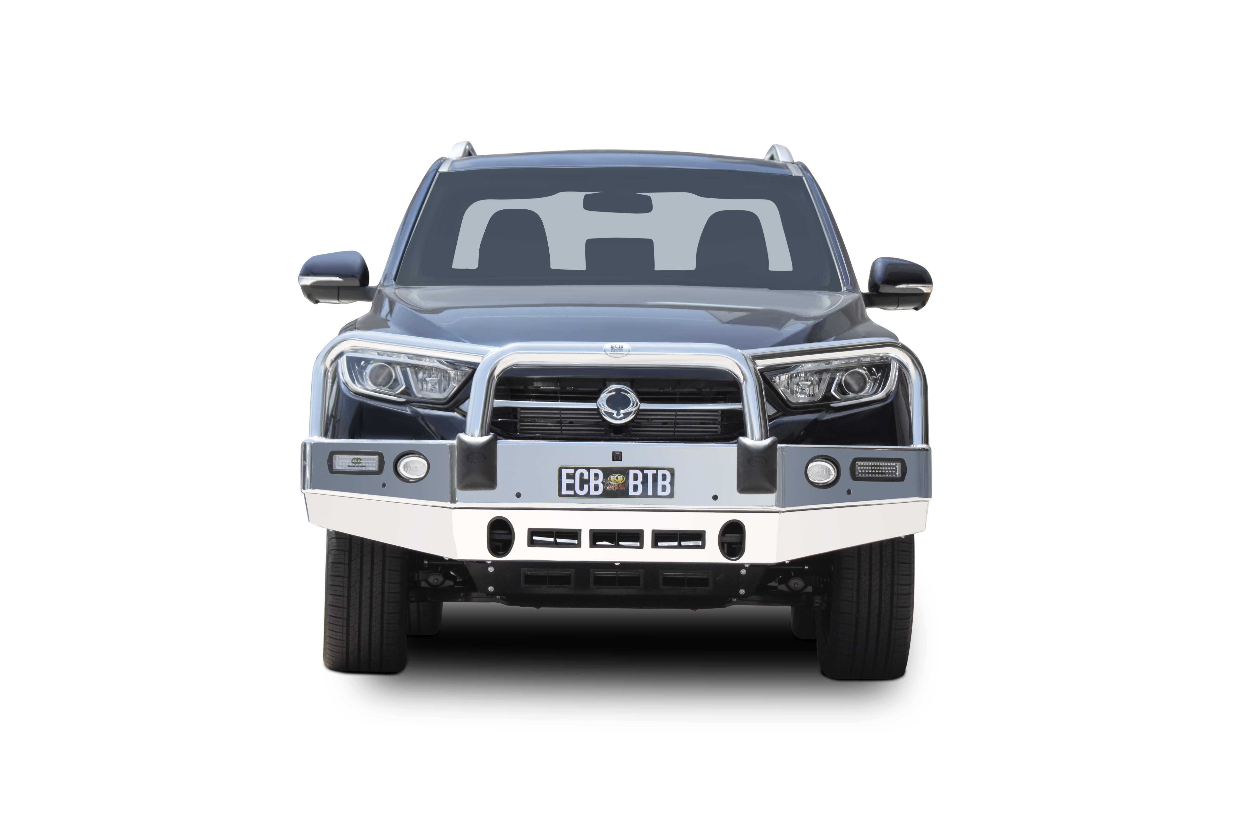 SSANGYONG MUSSO Q200 Bullbar with Bumper Lights (10/18 to 04/21)