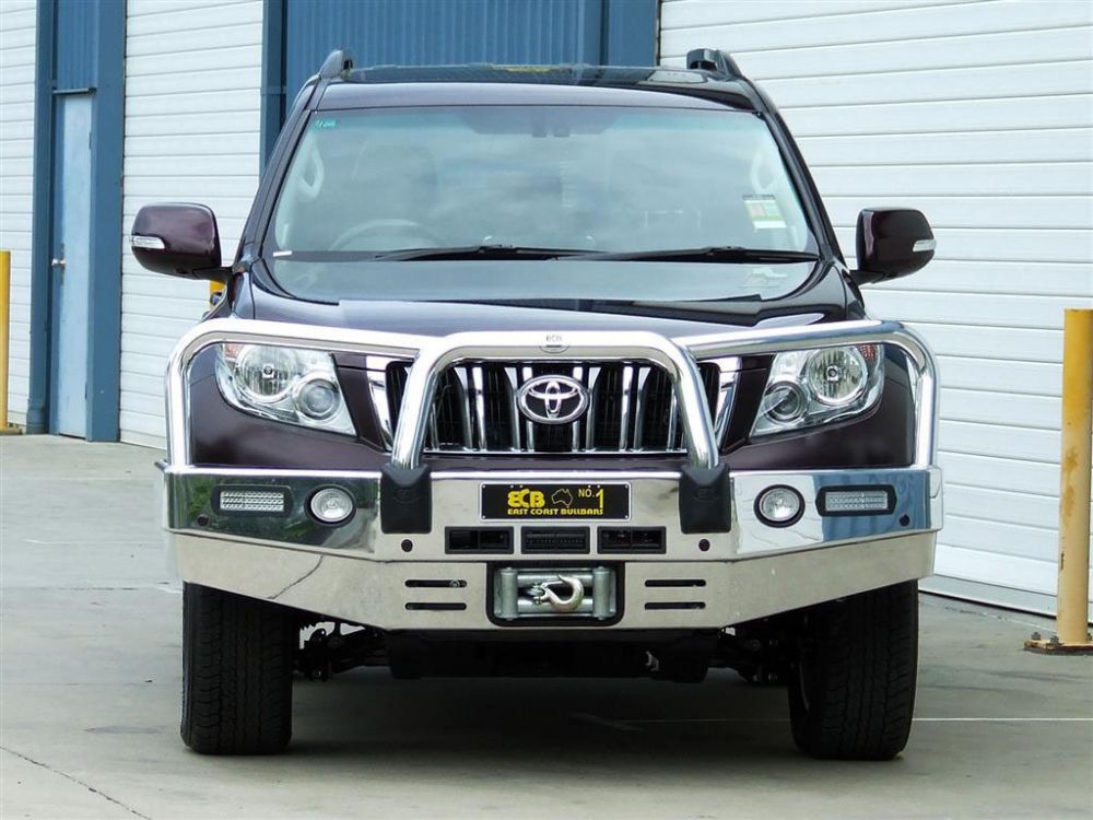 TOYOTA PRADO 150 SERIES Winch Bullbar with Bumper Lights (11/09 to 10/13)