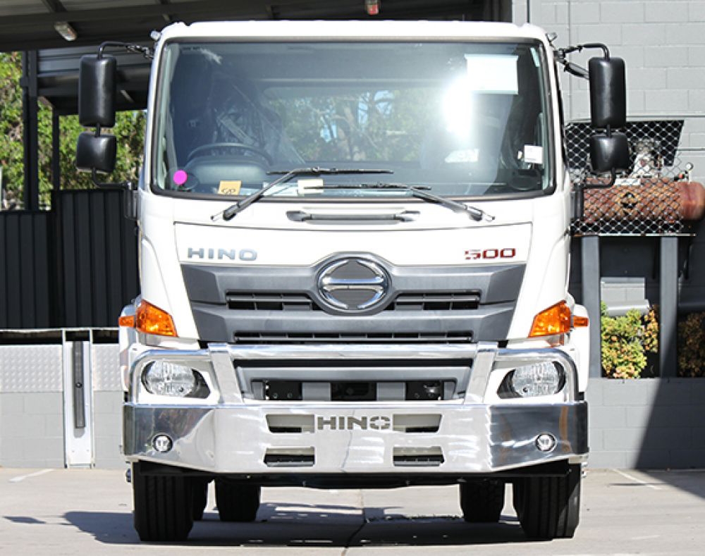 HINO 500FG/FL/FM8J/GH  Hino Low Profile Alloy Bullbar, FUPS Compatible (MY17 to )