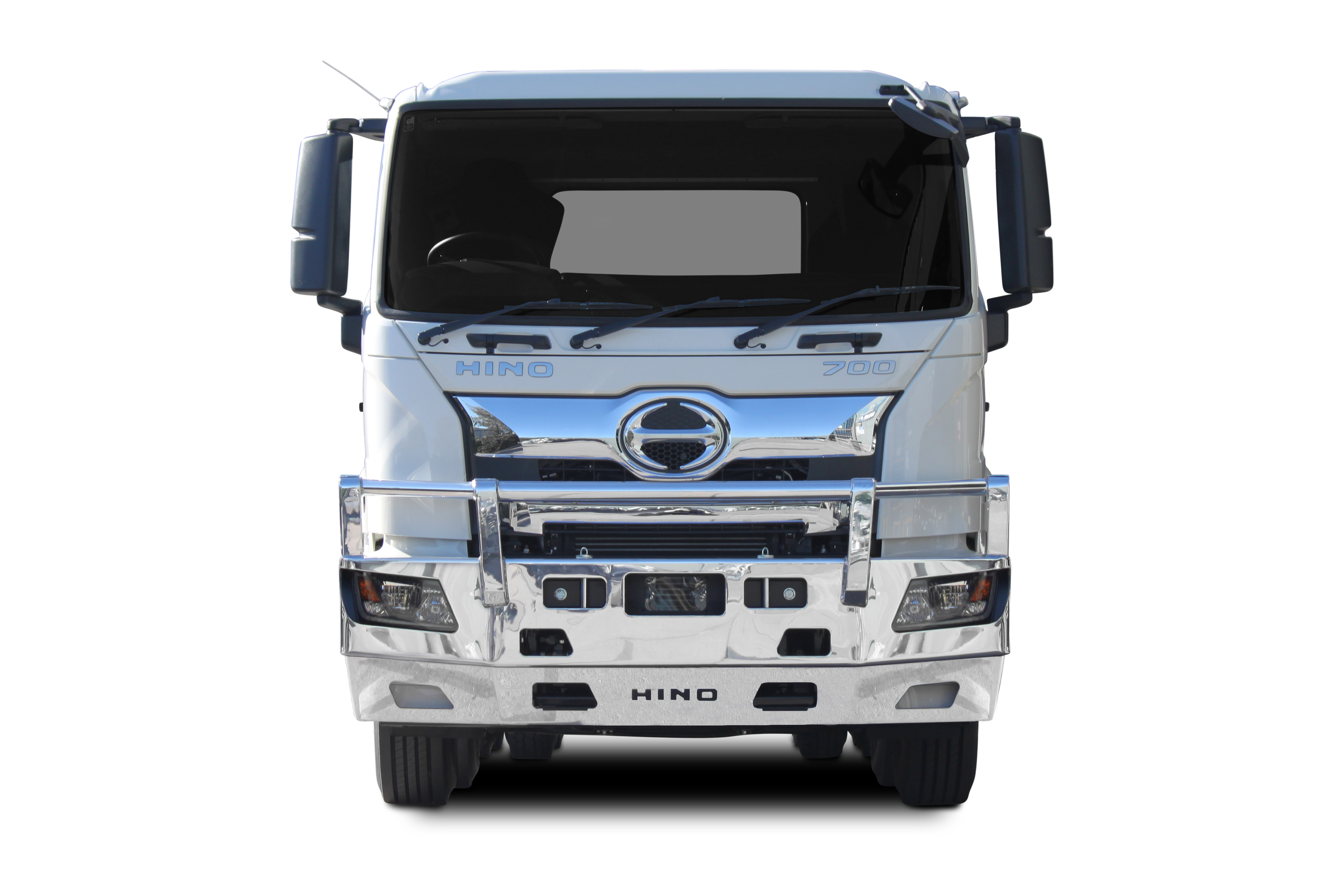 HINO 700 SERIES  Hino Mid Profile Alloy Bullbar with Towpin, FUPS Compatible (MY21 to )