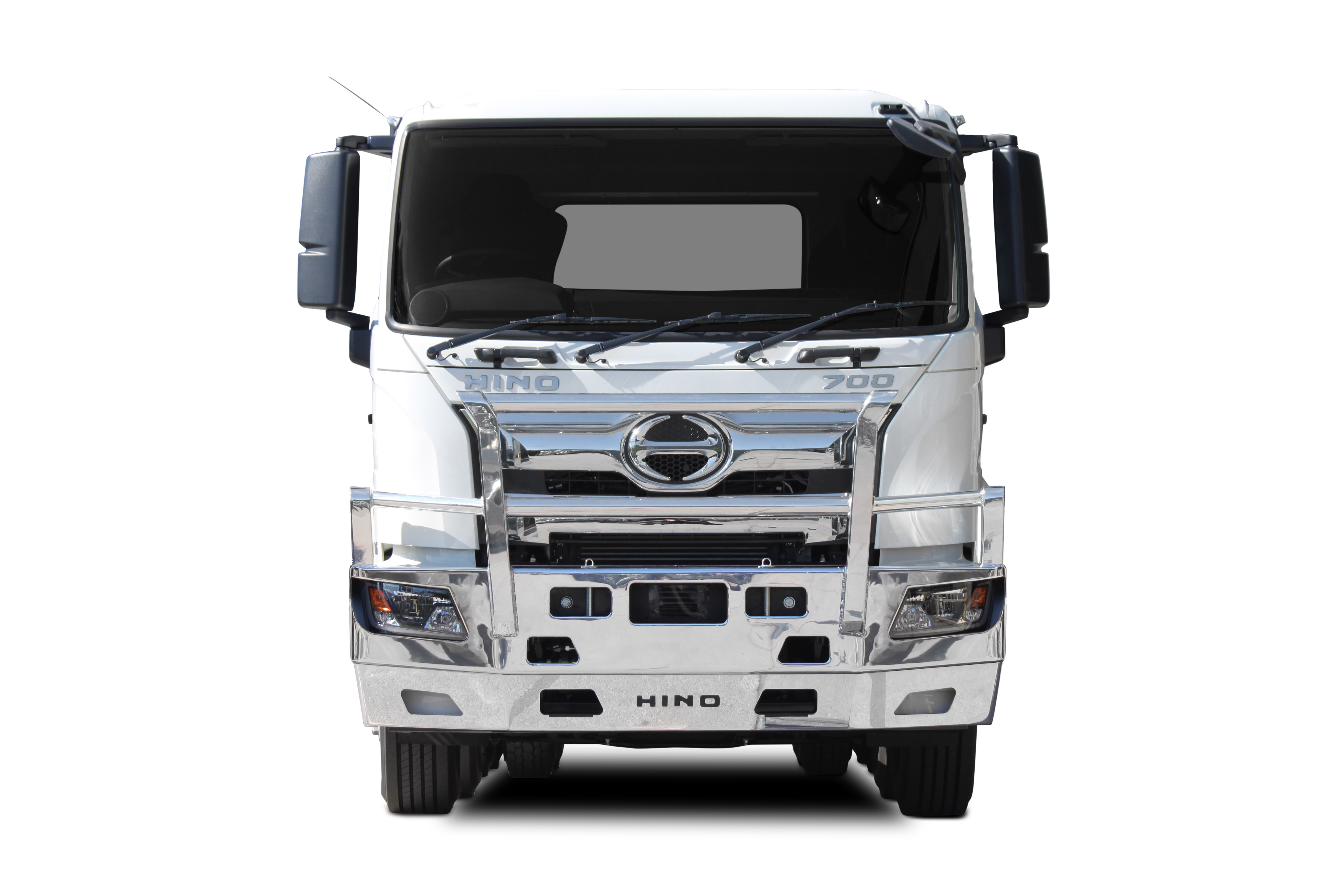 HINO 700 SERIES  Hino Full Protection Alloy Bullbar with Towpin, FUPS Compatible (MY21 to )