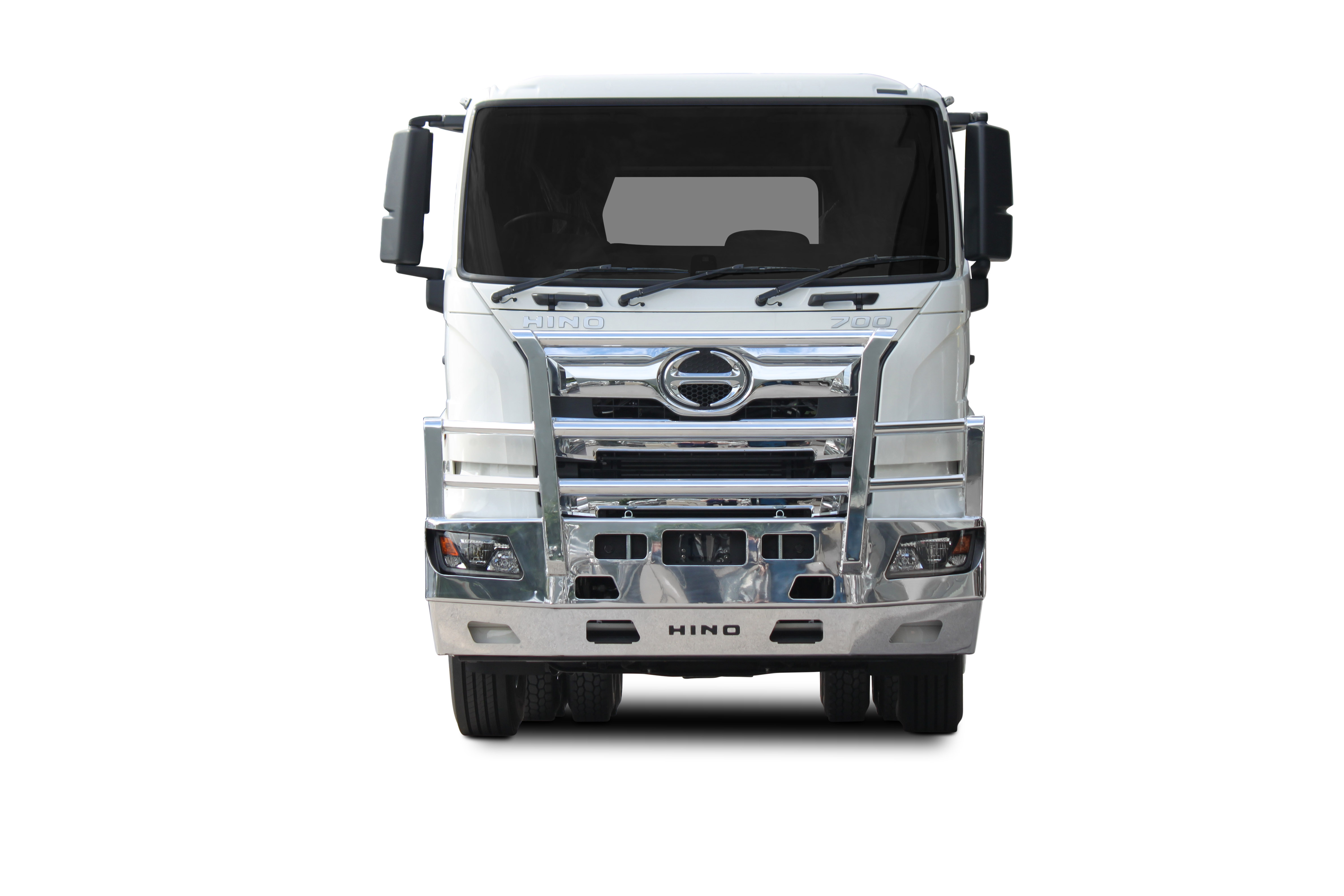 HINO 700 SERIES  Hino Full Protection Alloy Bullbar with Towpin, FUPS Compatible (MY21 to )