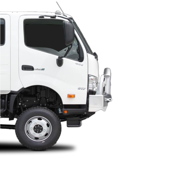 HINO 300 SERIES  Deluxe 3 Alloy Bullbar (MY17 to )