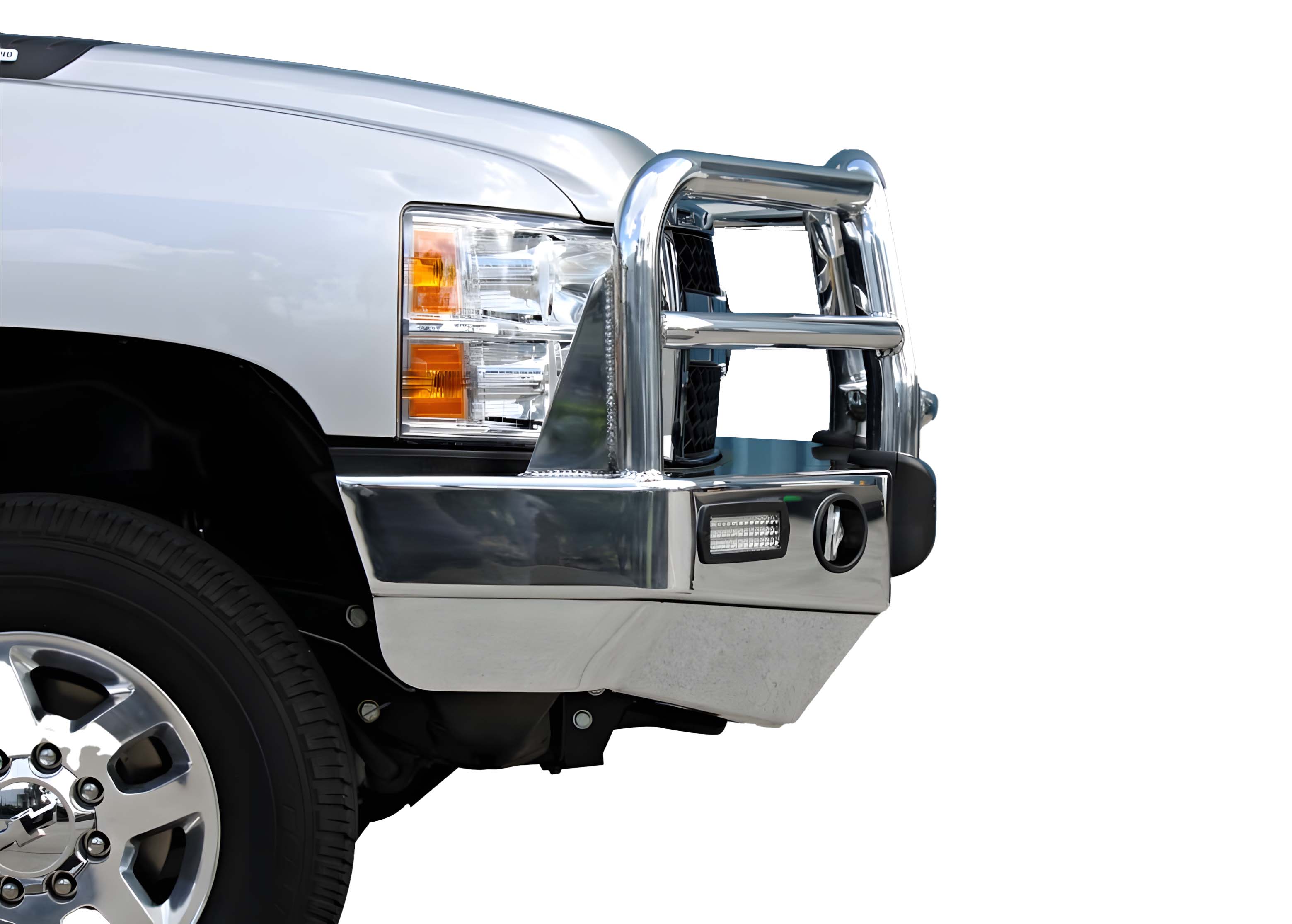 CHEVROLET SILVERADO 2500HD Bullbar with Bumper Lights (/11 to 08/14)