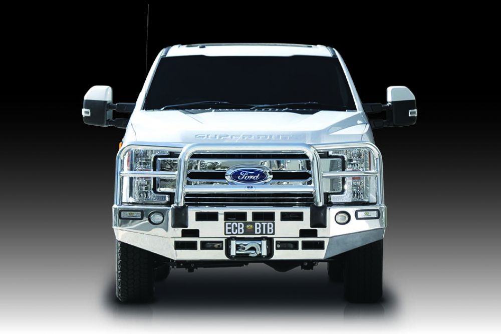 FORD F250 SUPER DUTY Winch Bullbar with Bumper Lights (MY17 to 12/23)