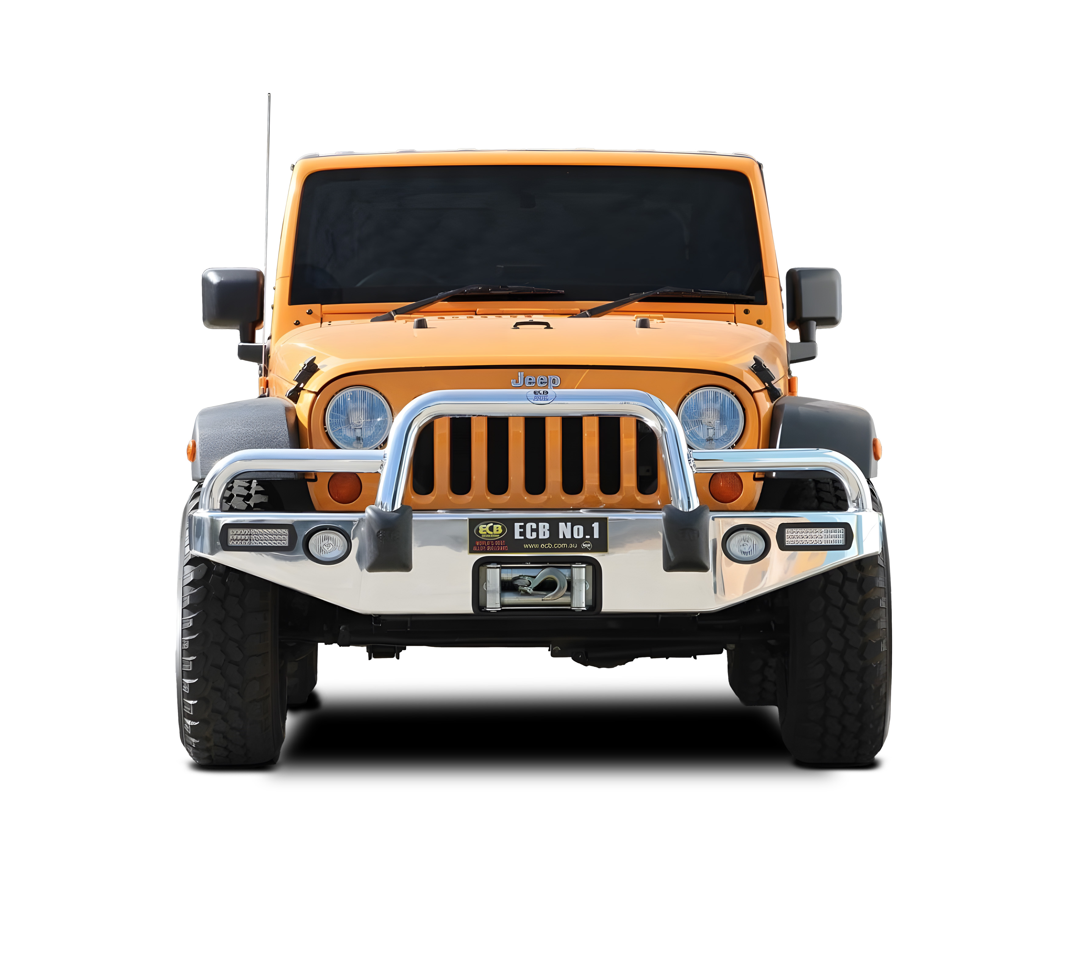 JEEP WRANGLER JK Winch Bullbar with Bumper Lights (/08 to 04/18)