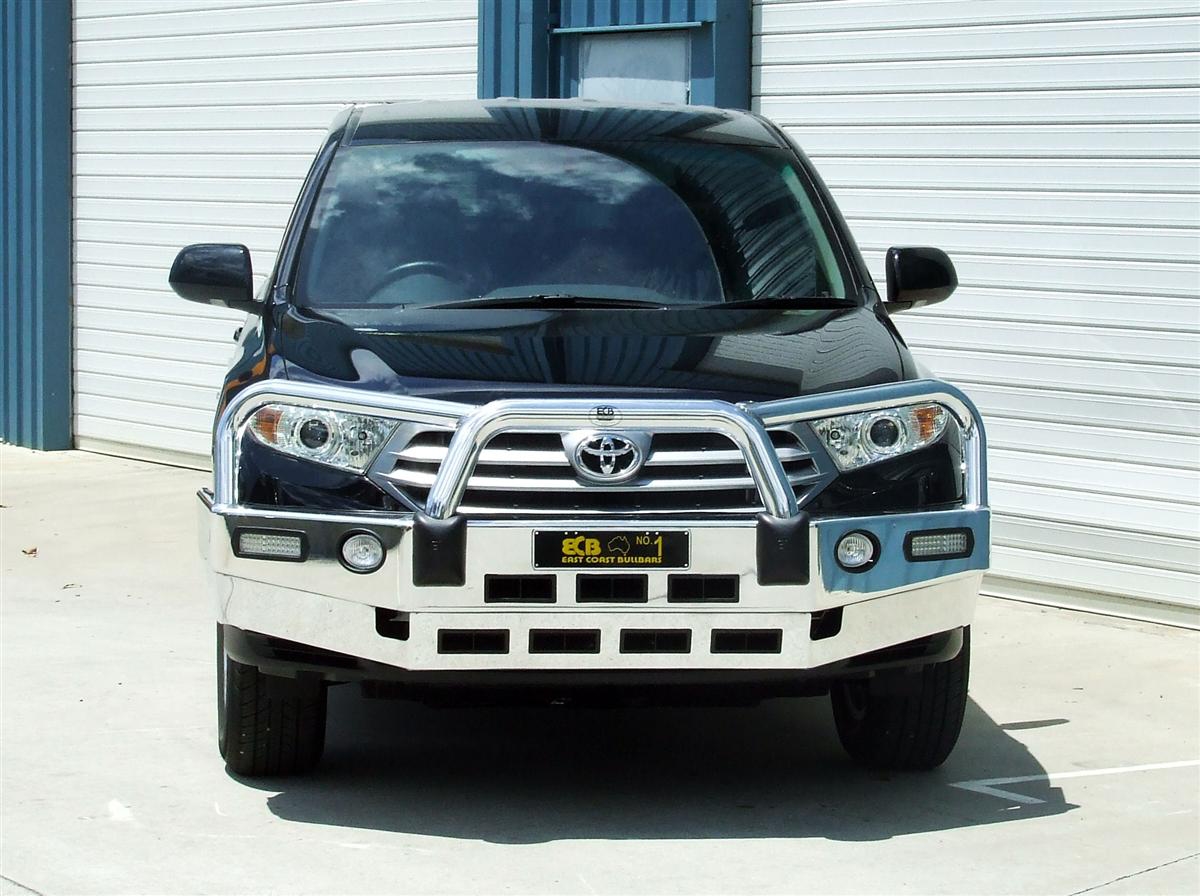 TOYOTA KLUGER  Bullbar with Bumper Lights (09/10 to 02/14)