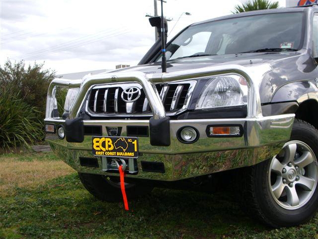 TOYOTA PRADO 120 SERIES Winch Bullbar with Bumper Lights (03/03 to 10/09)