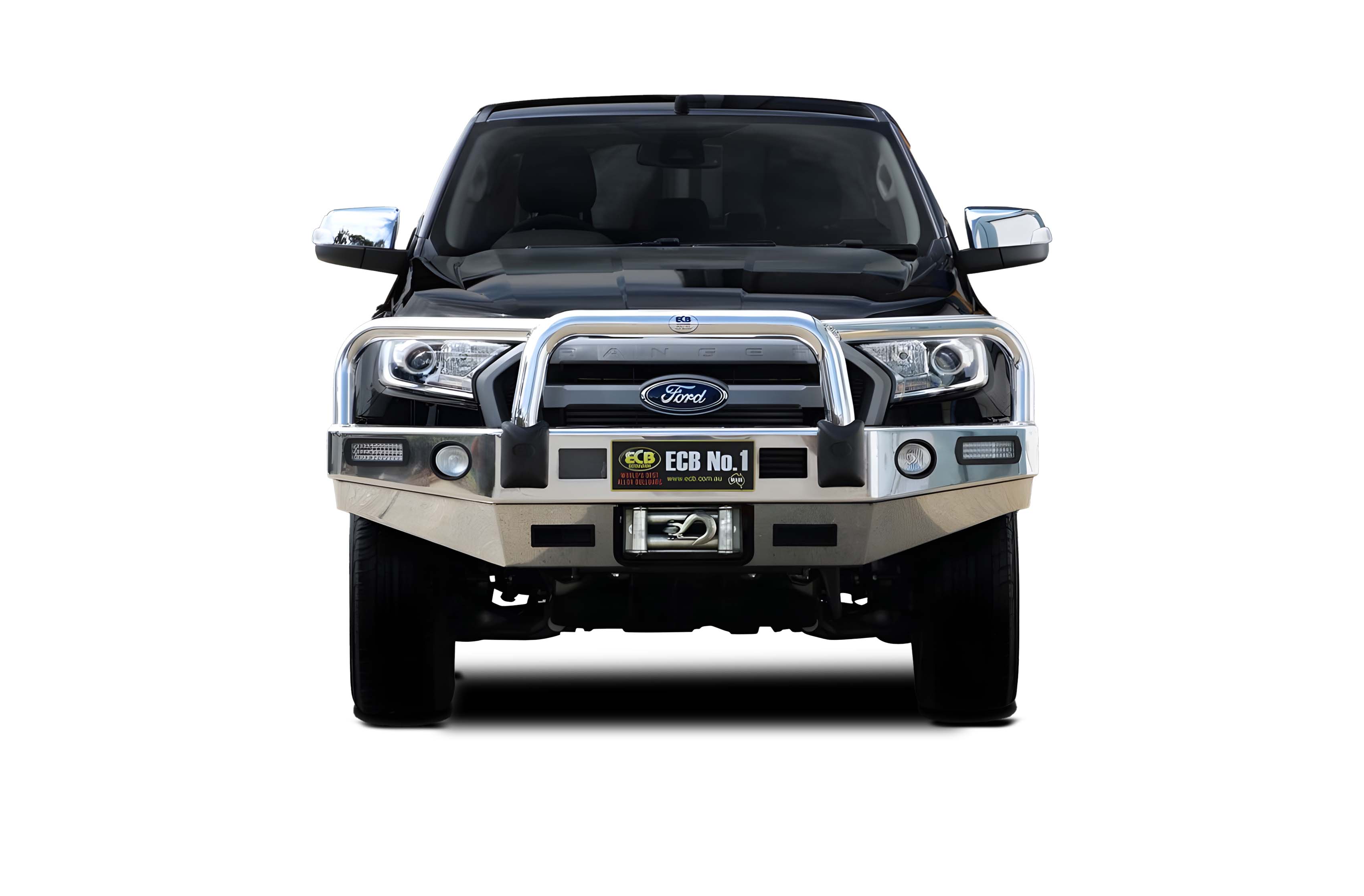 FORD RANGER PX MKII Winch Bullbar with Bumper Lights (07/15 to 08/18)