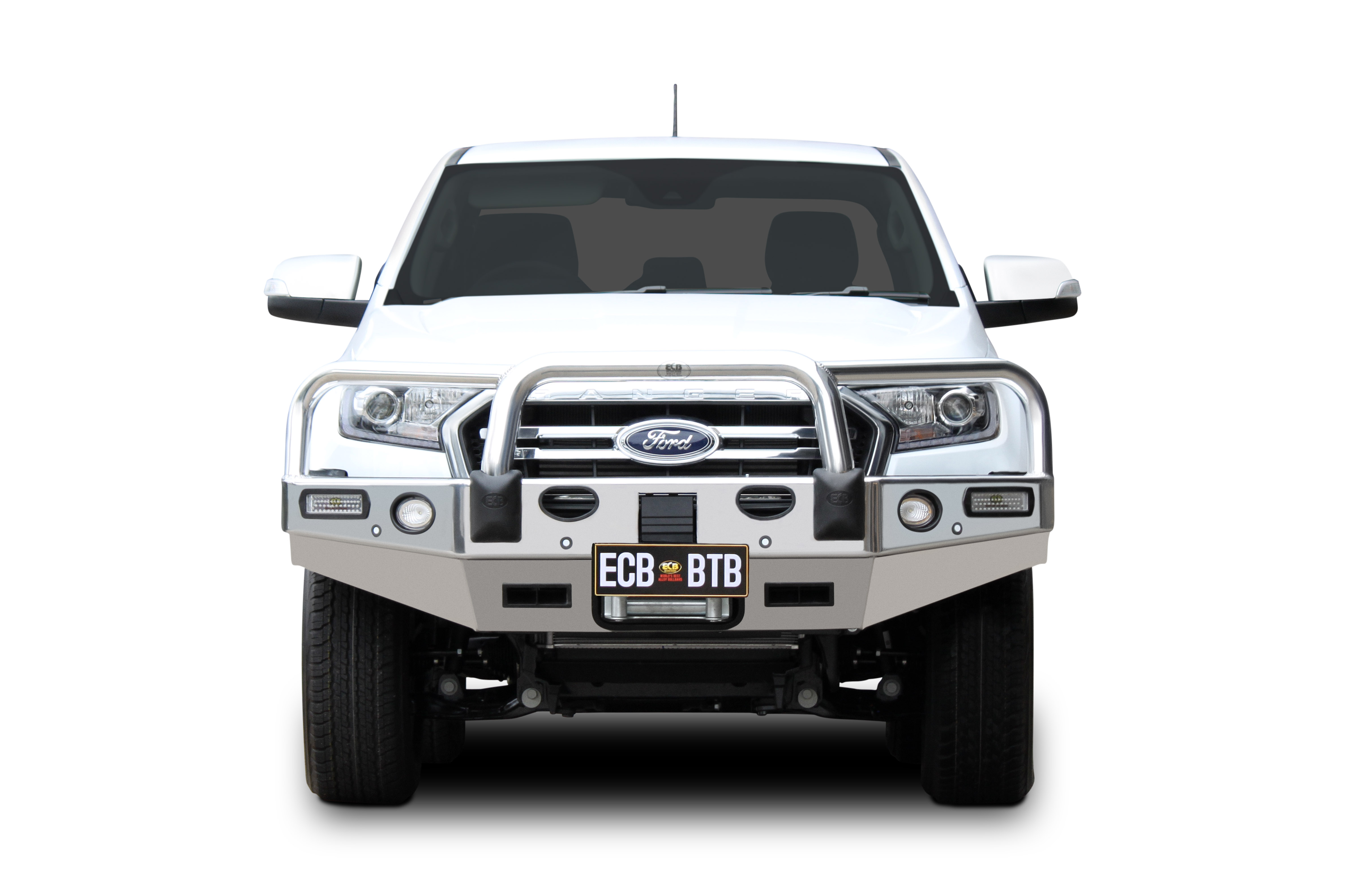 FORD RANGER PX MKIII Winch Bullbar with Bumper Lights (09/18 to 04/22)