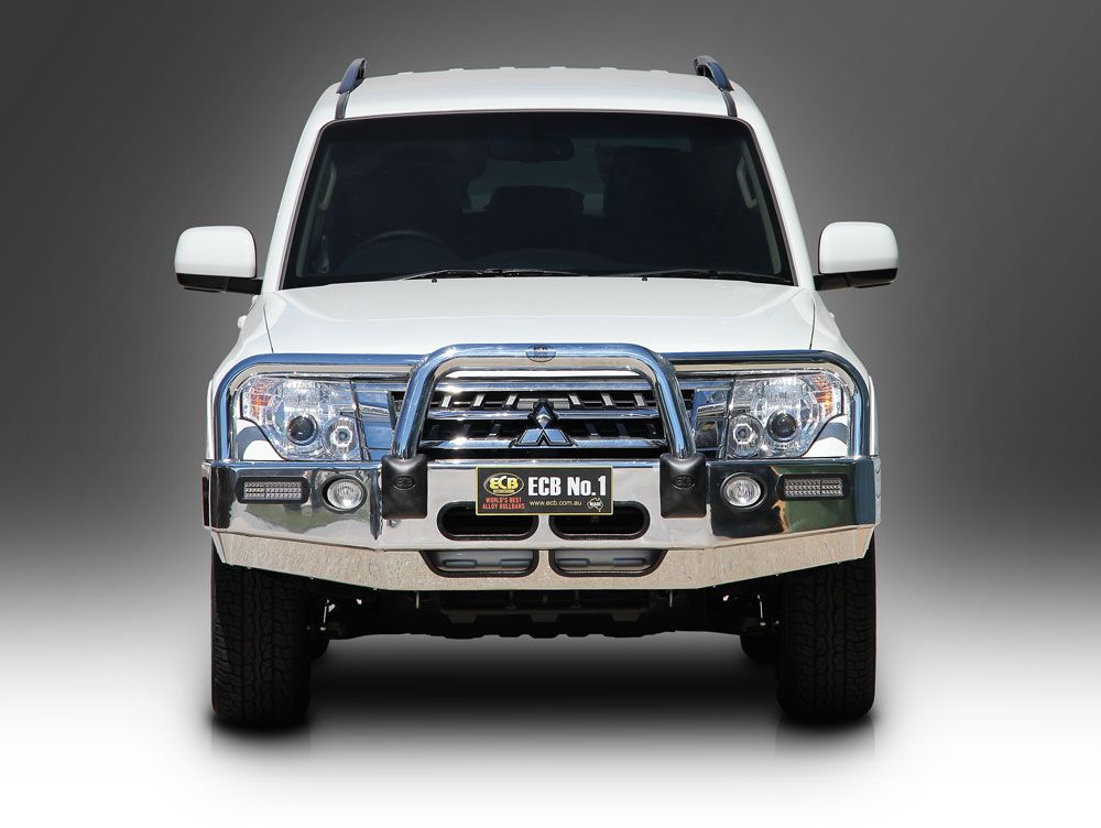 MITSUBISHI PAJERO NX Bullbar with Bumper Lights (07/14 to 12/21)