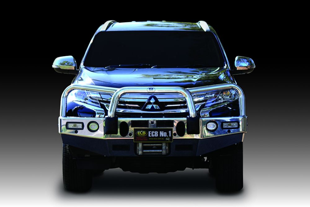 MITSUBISHI PAJERO SPORT  Winch Bullbar with Bumper Lights (05/16 to 11/19)