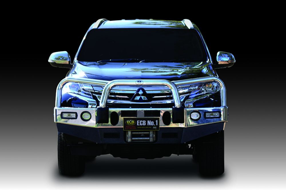 MITSUBISHI PAJERO SPORT  Winch Bullbar with Bumper Lights (05/16 to 11/19)