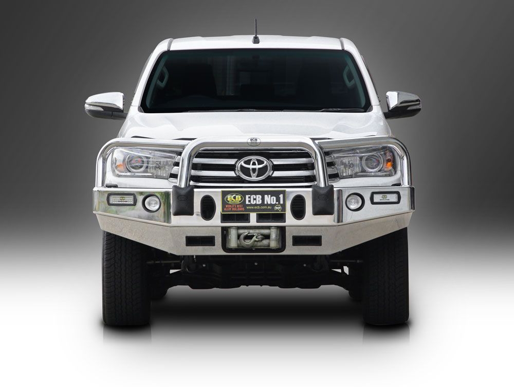 TOYOTA HILUX SR5 Winch Bullbar with Bumper Lights (07/15 to 05/18)